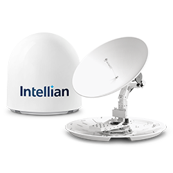 Intellian t150N Empty Dome & Baseplate Assembly