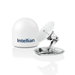 Intellian v60E HP (X-pol) incl.8W (RevGo) BUC & PLL LNB