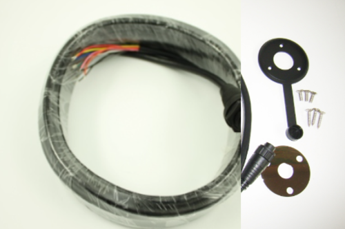 5m Conn. Cable 1x10 Pole LTW, bulkhead mount.