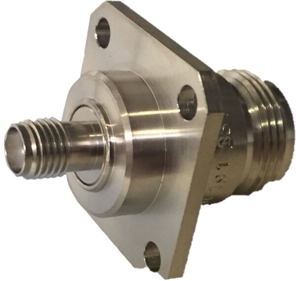 ADAPTER, N(F)-SMA(F), W/ Flange
