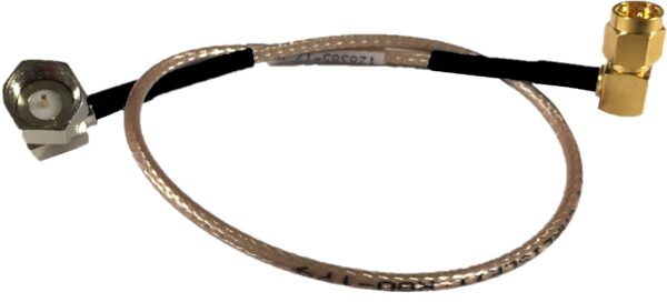 Cable Assy, RG-179, SMA (RA) TO F (RA) Cable Assy, RG-179, SMA (RA) TO F (RA)