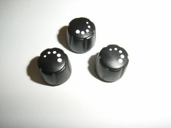 Dim Knob dia.15 x 14 mm w. dots