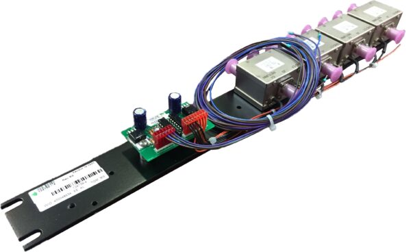 Dual Antenna Arbitrator Panel Assy 4 Coax Switches
