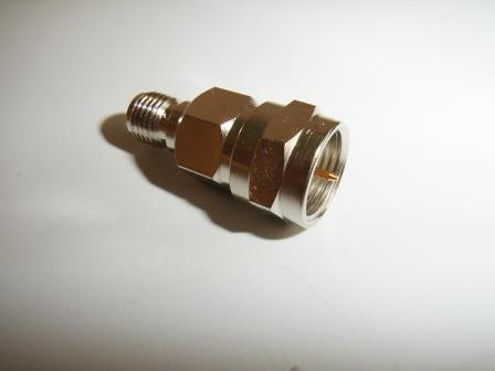 F Male – SMA Female Adapter F Male - SMA Female Adapter