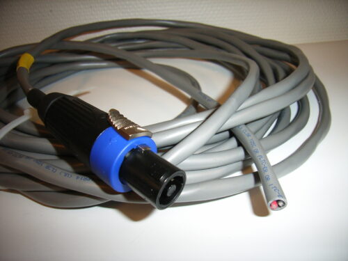 Power Cable 10M, Main Power Inlet, 4Pol Circular