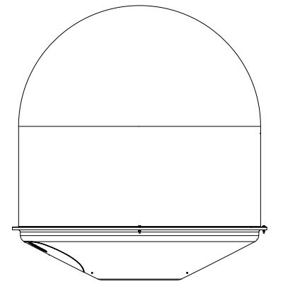 RADOME ASSY, GA INSTALL, 50 IN, TX/RX