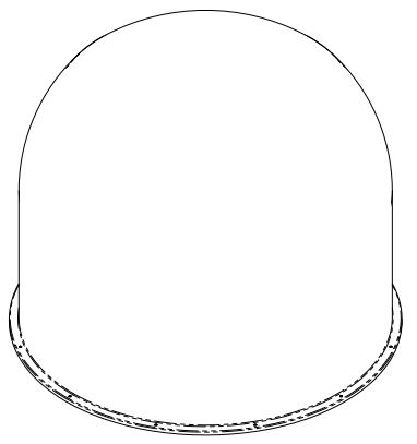 Radome Top FAB, 50 IN