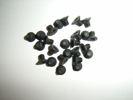 Screw black M4x5 F/ Console Frontplate