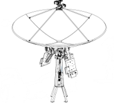 Sea Tel 370s TV, Cir/Lin 5G C/Ku, No Radome
