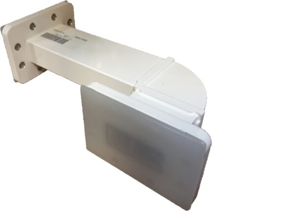 Waveguide, WR-137, 90 DEG H-BEND, 5x2