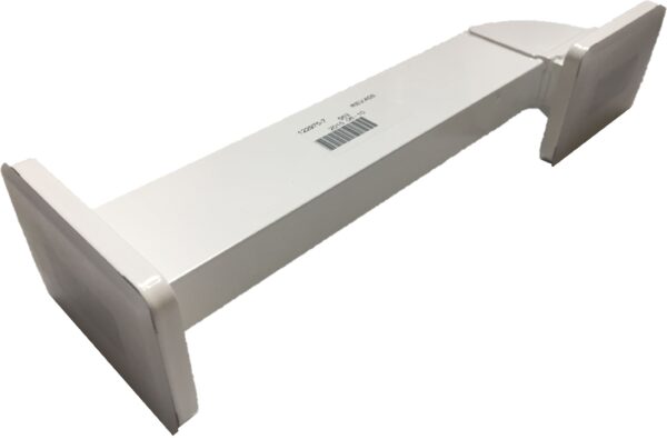 Waveguide, WR-137, 90 DEG H-BEND, 8 x 2
