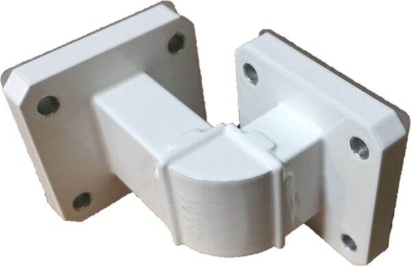 Waveguide, WR-75, 90 DEG E-BEND, 3.65 x 1.25 IN