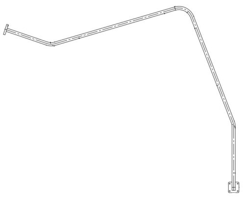 Waveguide, WR-75 RIGID, 9797 Right